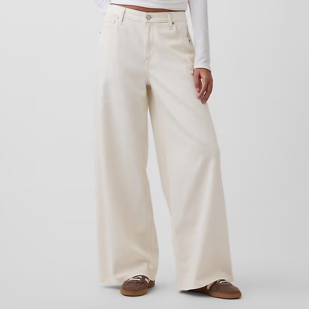 Gap Baggy Mid-rise UltraSoft Denim Pants
